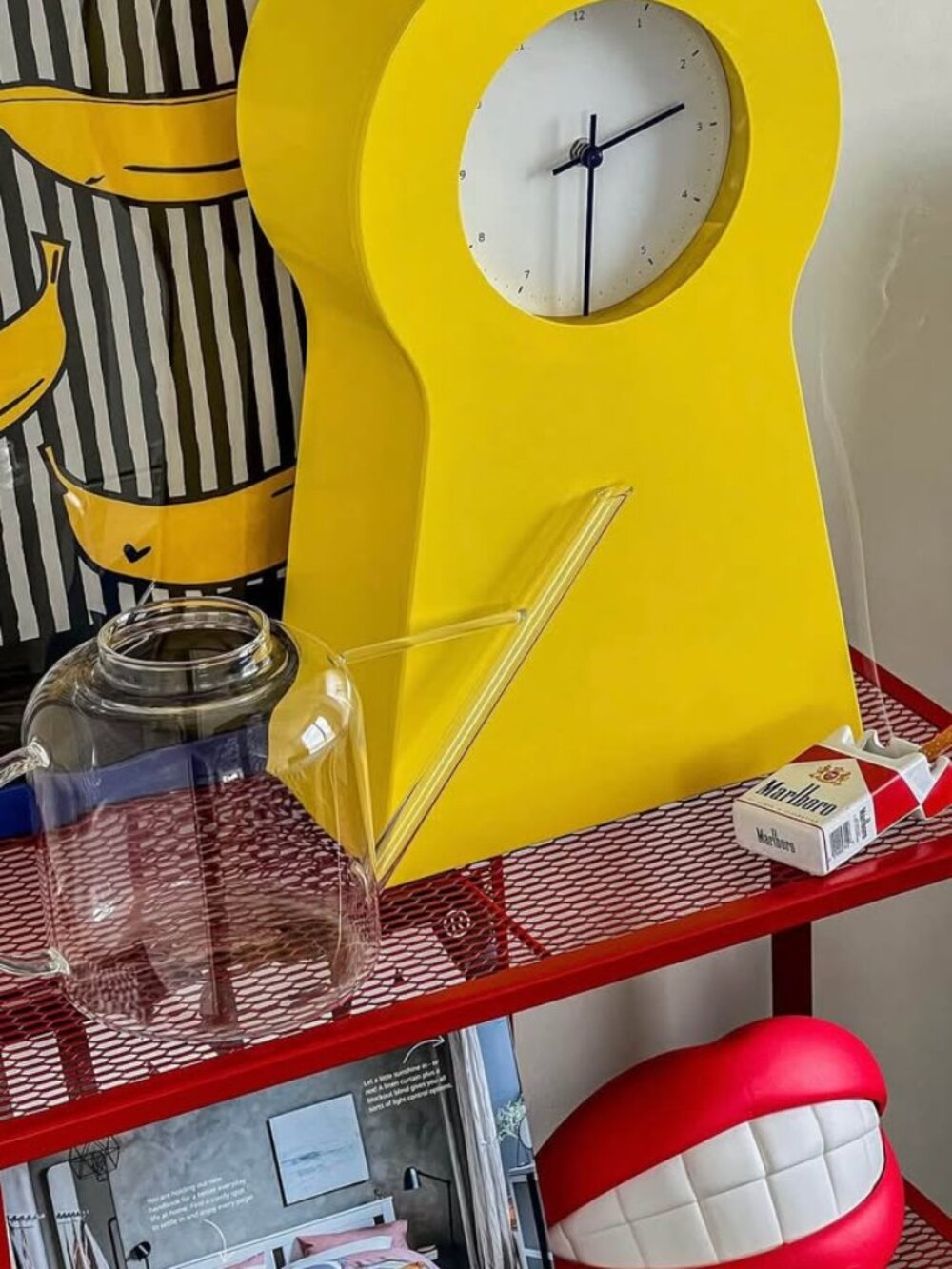 Vintage IKEA PS 1995 Clock by Thomas Eriksson – Yellow